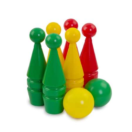 Игровой набор Стром Кегли с шарами 6+2 шт