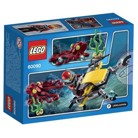 Конструктор LEGO City Deep Sea Explorers Глубоководный скутер (60090)