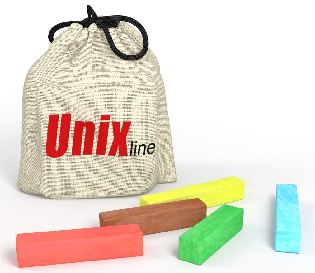 Мелки для рисования на батуте UNIX line 5шт. - фото 1