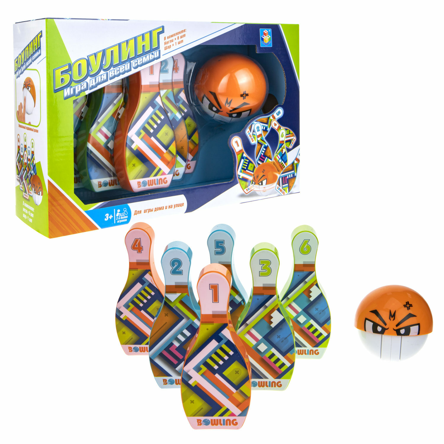 Игровой Набор 1TOY Боулинг - фото 1