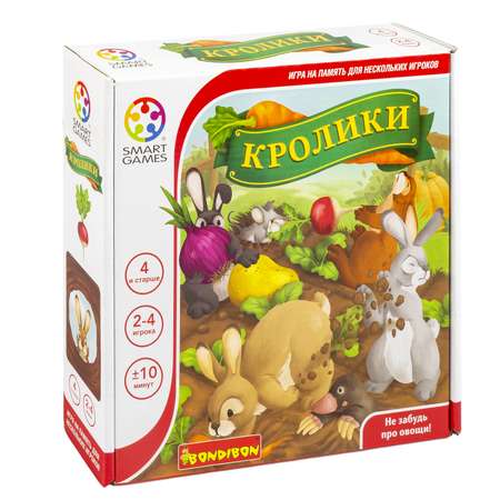 Настольная игра Bondibon логическая КРОЛИКИ