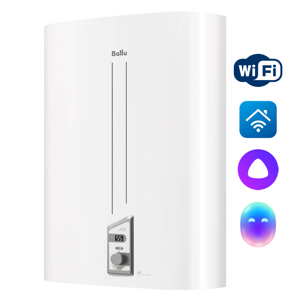 Водонагреватель Ballu BWH/S 80 Smart WiFi Dry+ - фото 1