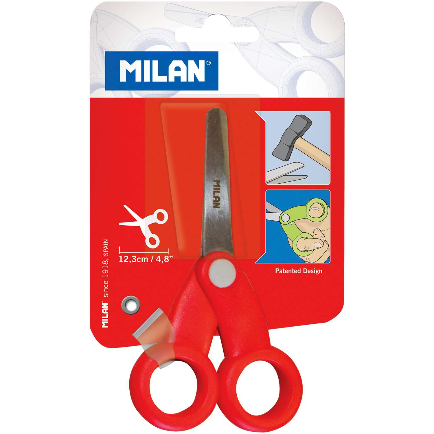 Ножницы детские MILAN 123 см европодвес - фото 2