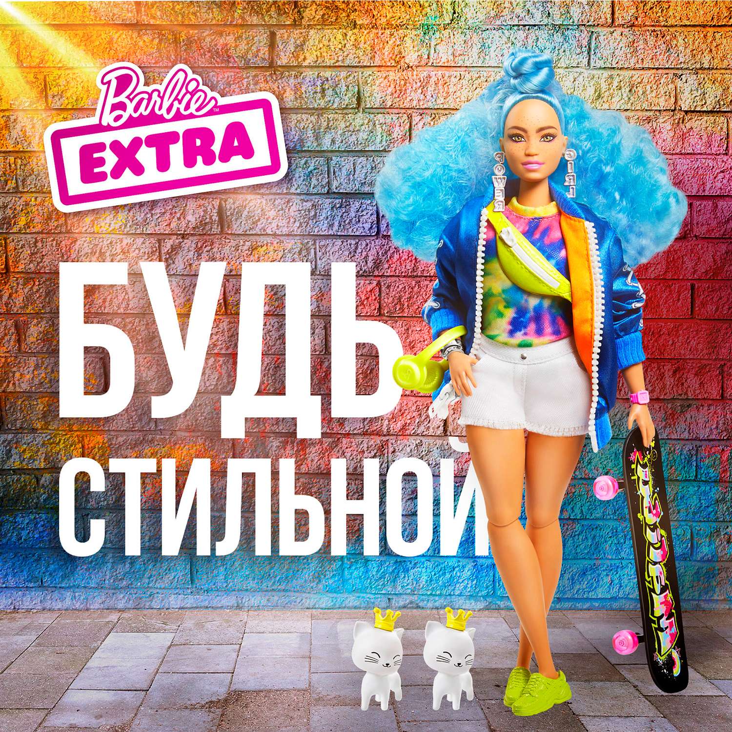 Кукла Barbie Экстра с голубыми волосами GRN30 GRN30 - фото 10