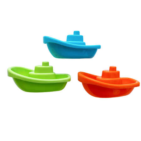 Игрушка Uviton для купания boat набор 3шт Арт 0215 зеленый