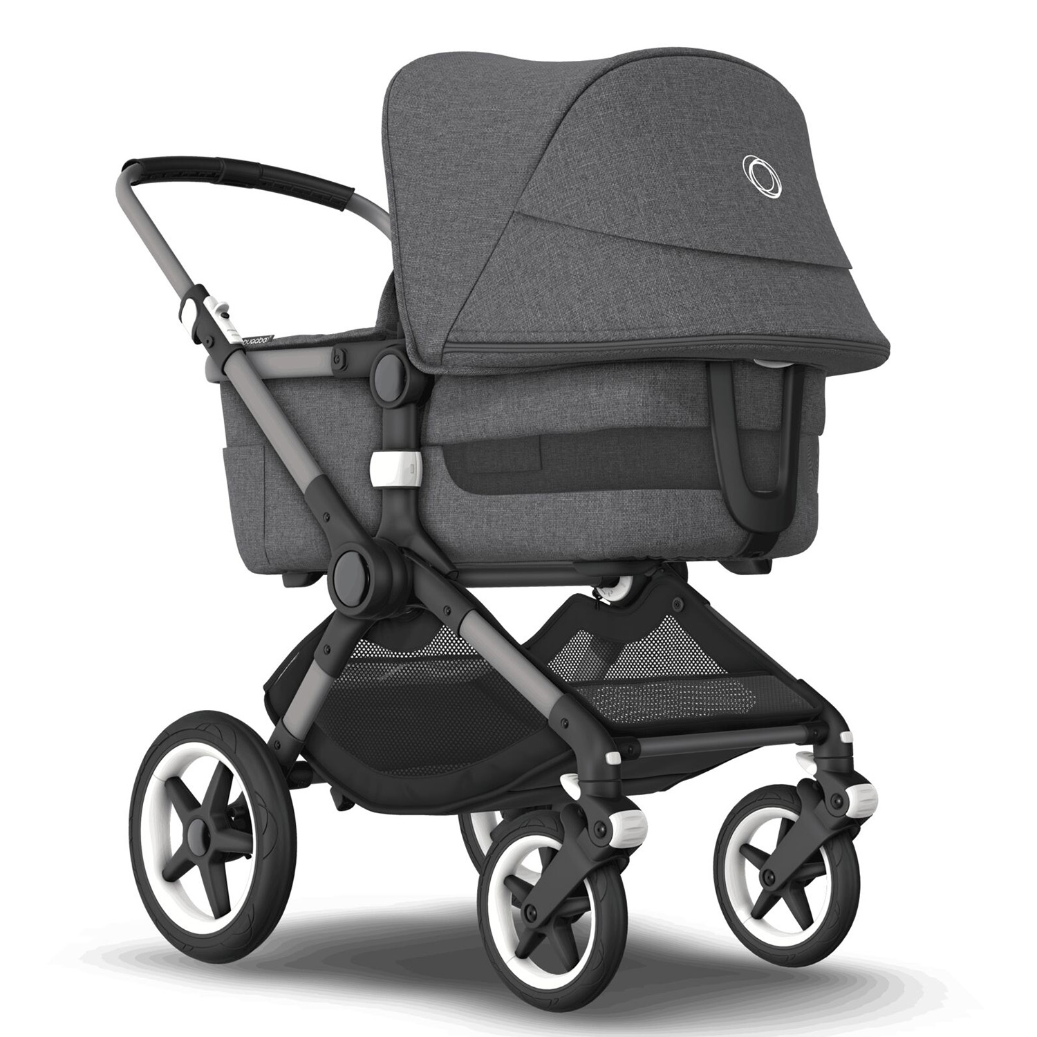 Коляска 2в1 Bugaboo Fox3 Complete Graphite Grey Melange-Grey Melange 2306010001 - фото 5