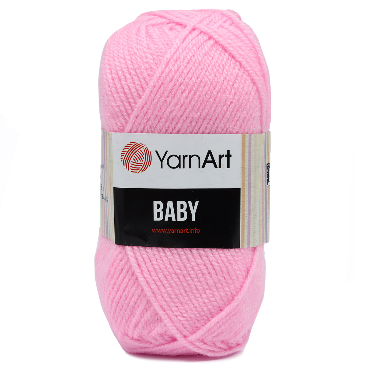 Пряжа для вязания YarnArt Baby 50 гр 150 м акрил мягкая детская 5 мотков 217 светло-розовый - фото 7