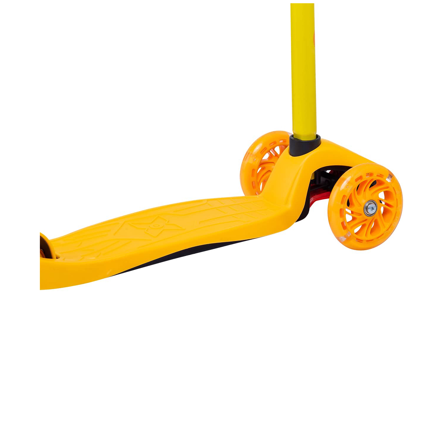 Самокат RIDEX трехколесный 3 wheels scooter Kiko 120/80 yellow/orange - фото 4