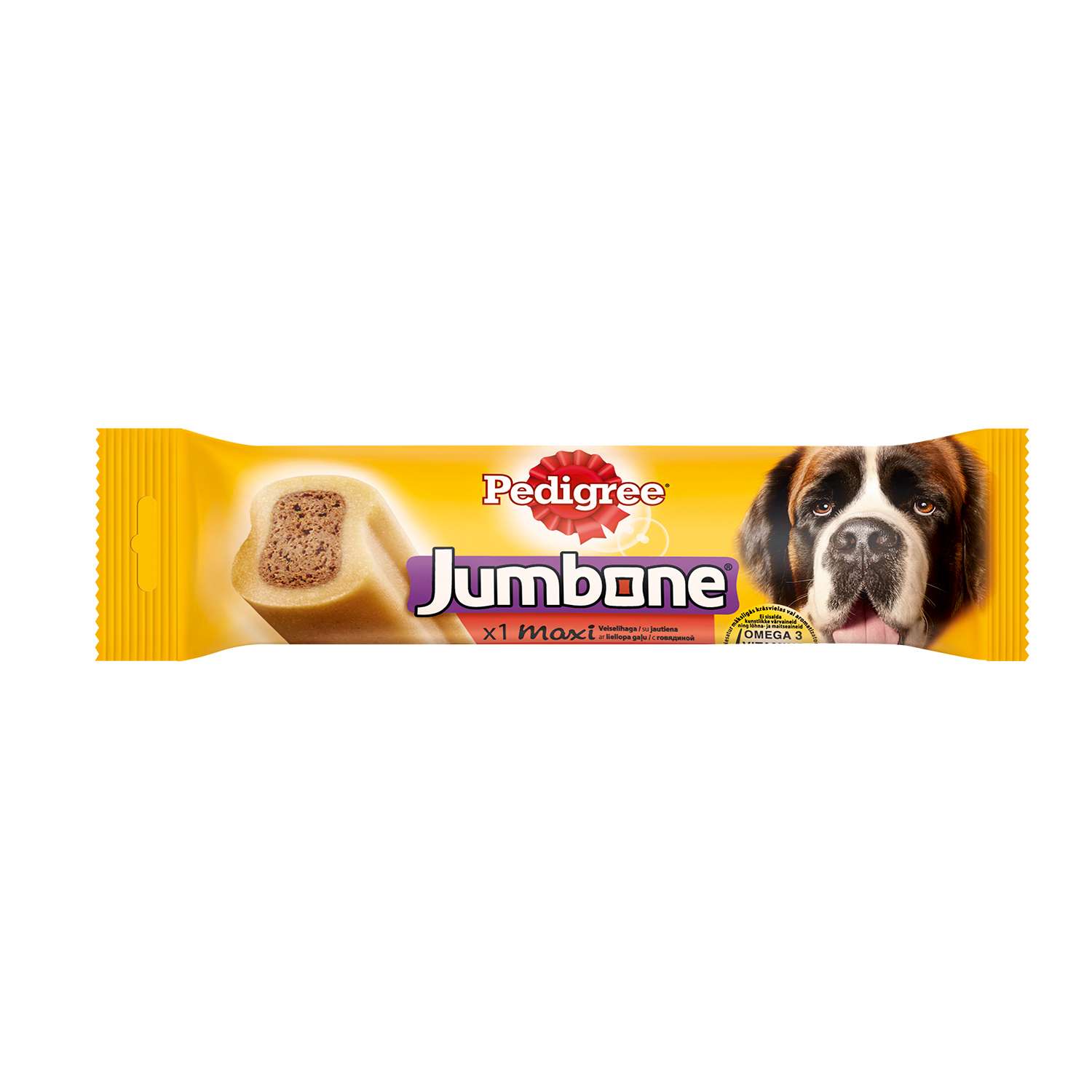 Лакомство для собак Pedigree jumbone с говядиной 180г - фото 1