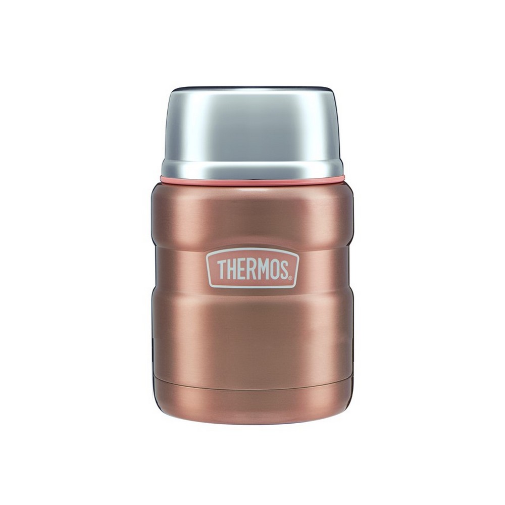 Термос для еды и напитков THERMOS 0.47 л розовый MT-56 - фото 1