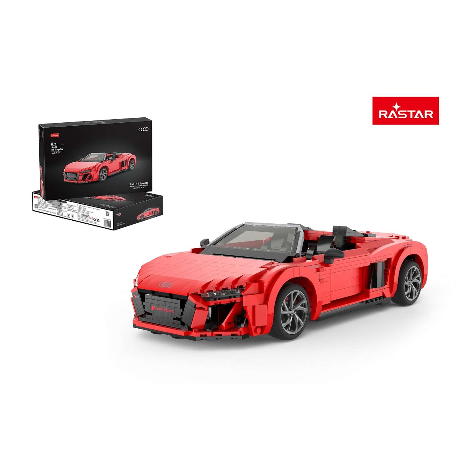 Конструктор Rastar Audi R8 Spyder 93800 - фото 12