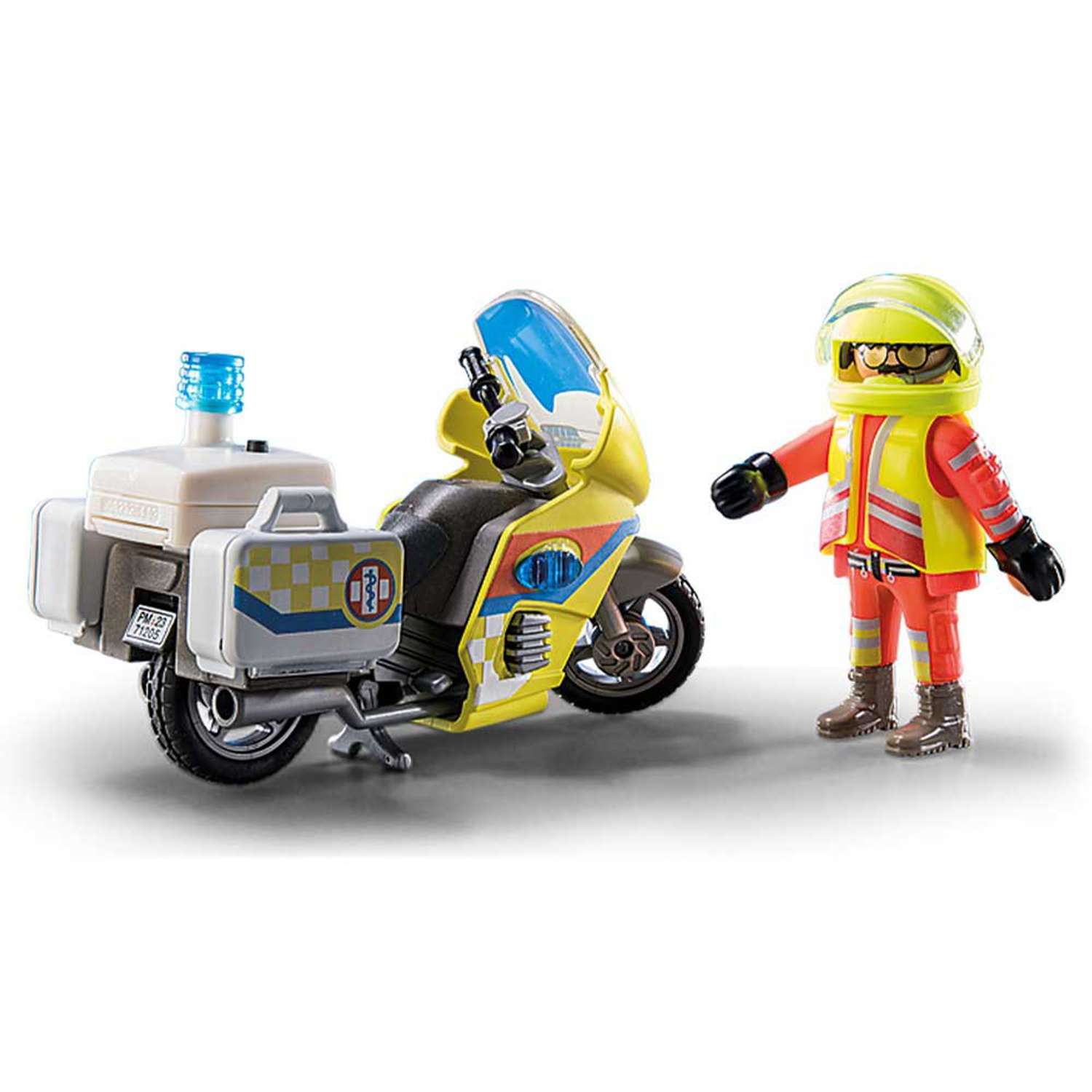 Конструктор Playmobil спасательный мотоцикл с мигалкой - фото 2