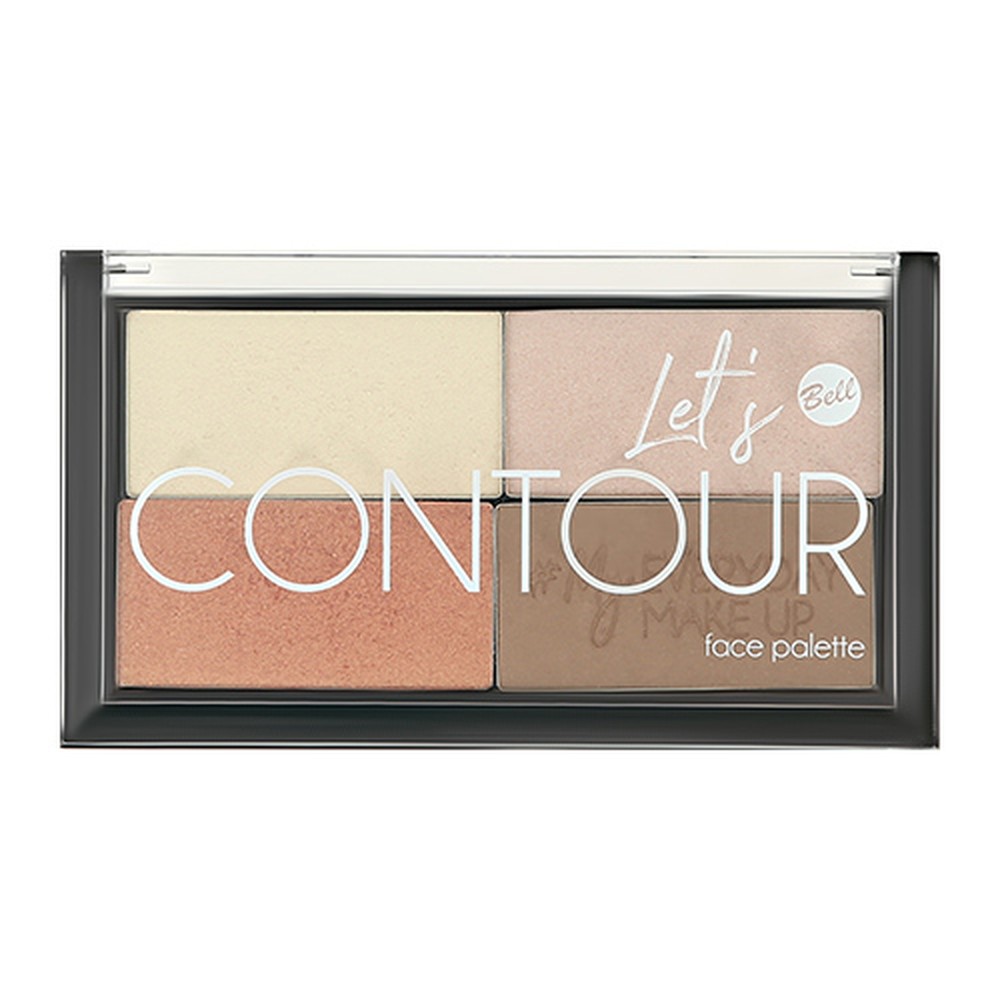 Палетка для контуринга Bell lets contour! face palette тон 01 - фото 1