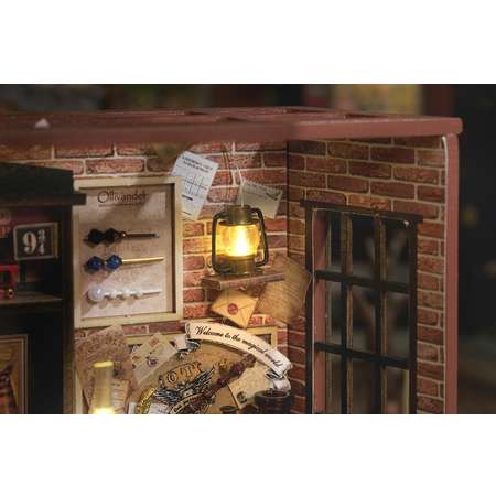 Румбокс Yarvita Музыкальный интерьерный конструктор миниатюра Магазин волшебных палочек DIY House