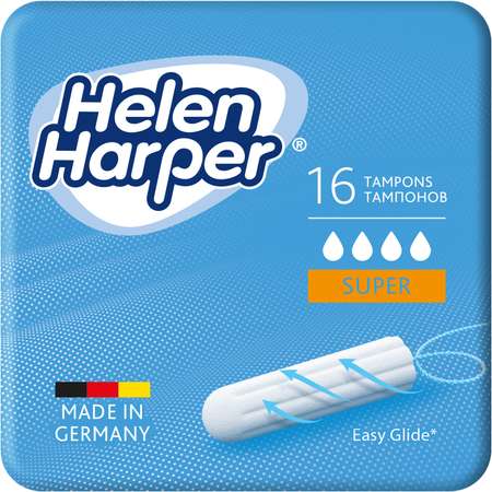 Тампоны безаппликаторные Helen Harper Super 16 шт