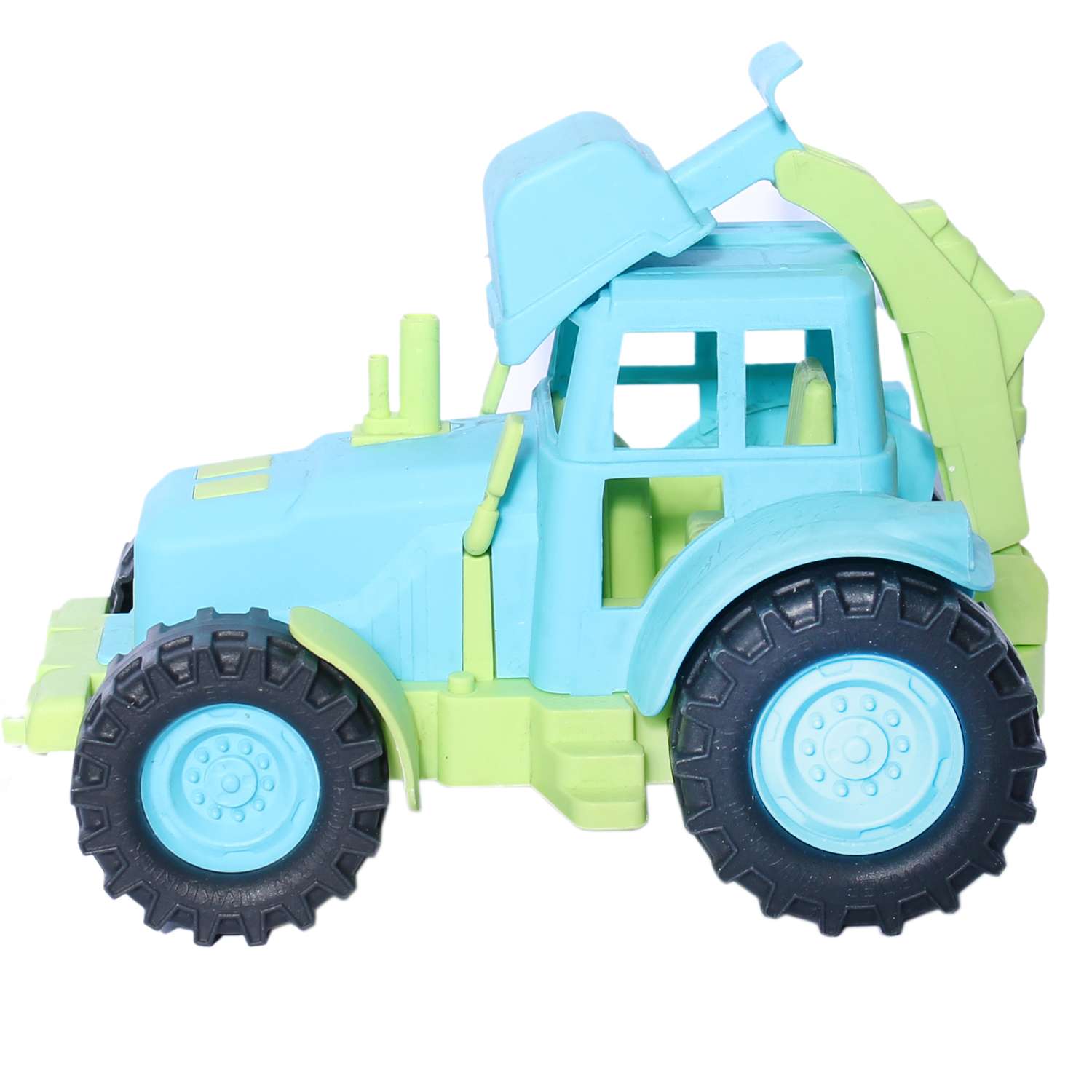 Трактор Казик Задний ковш Зелено-голубой KSC22-202-6 KSC22-202-6 - фото 1