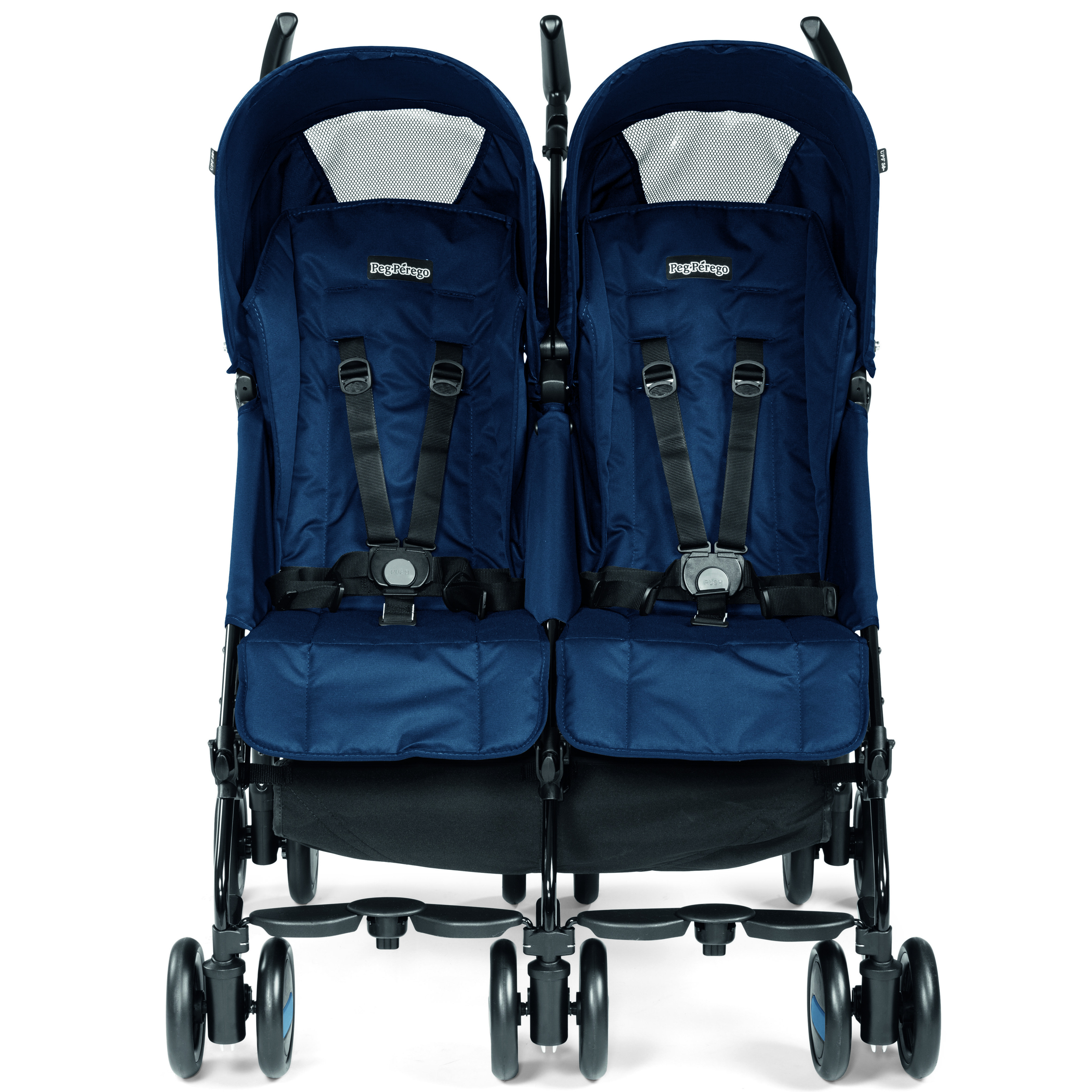 Коляска Peg-Perego Pliko Mini Twin Geo Navy - фото 2