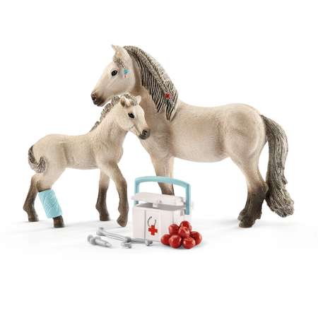 Набор SCHLEICH Первая помощь лошади 8предметов 42430