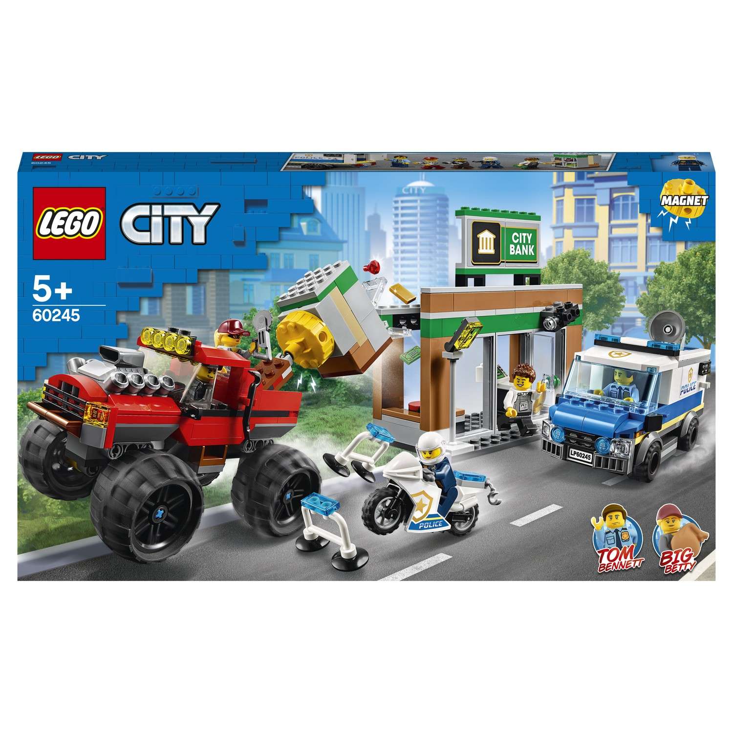 Конструктор LEGO City Police Ограбление полицейского монстр-трака 60245 - фото 2