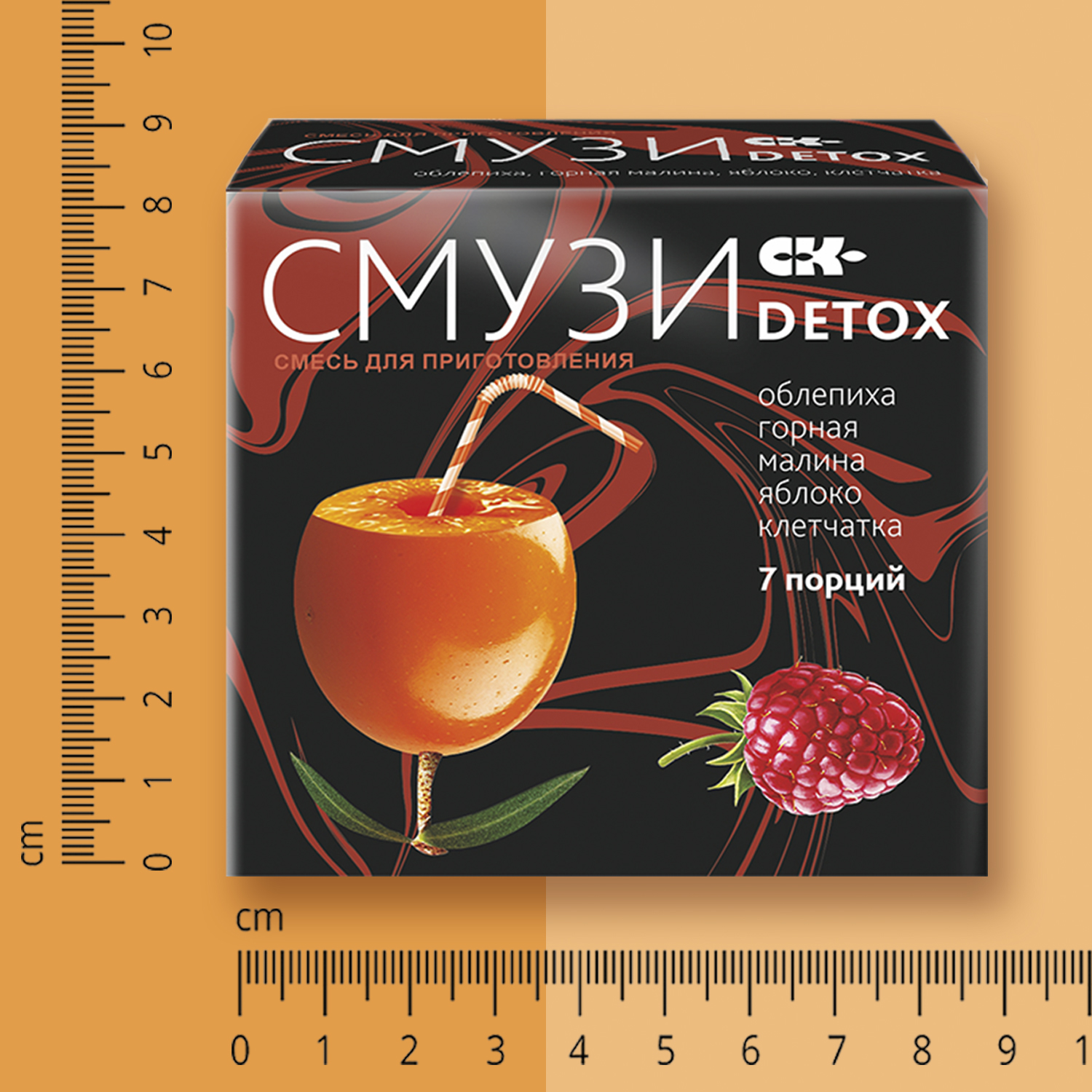 Смузи Сибирская клетчатка Detox малина-облепиха-яблоко 12г*7пакетиков - фото 3