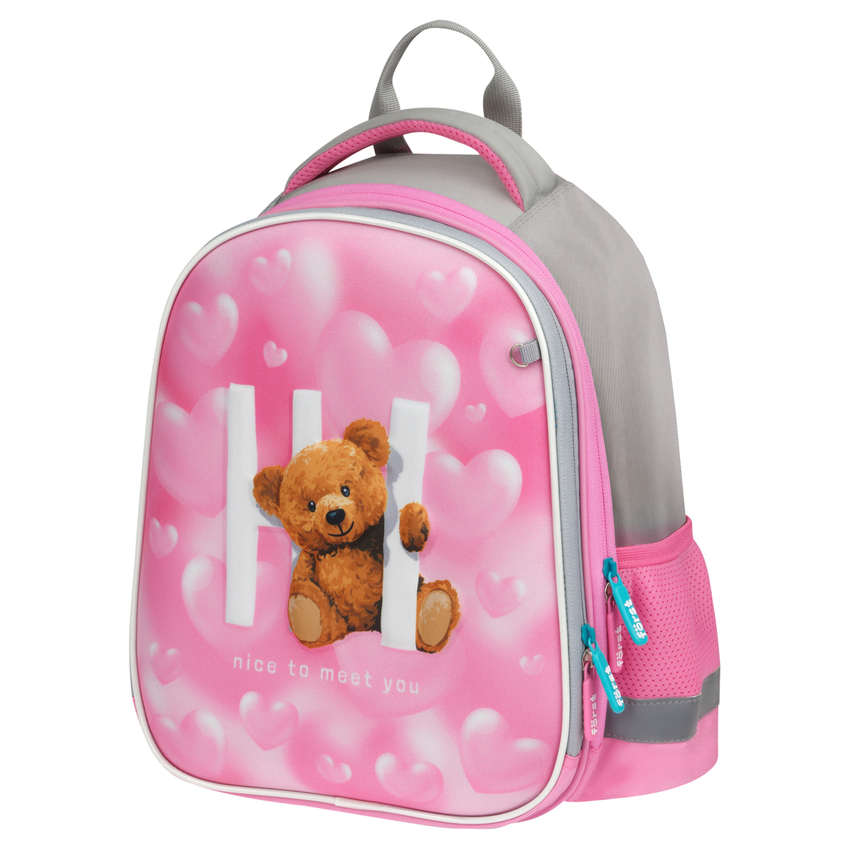 Ранец Forst Hi Bear 37×29×16см 2 отделения 2 кармана анатомическая спинка - фото 10