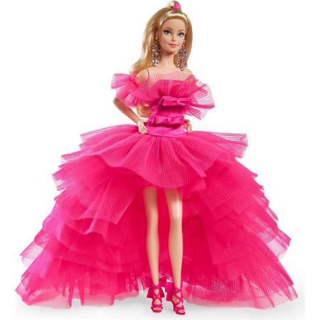 Кукла Barbie Золото коллекционная в розовом платье GTJ76