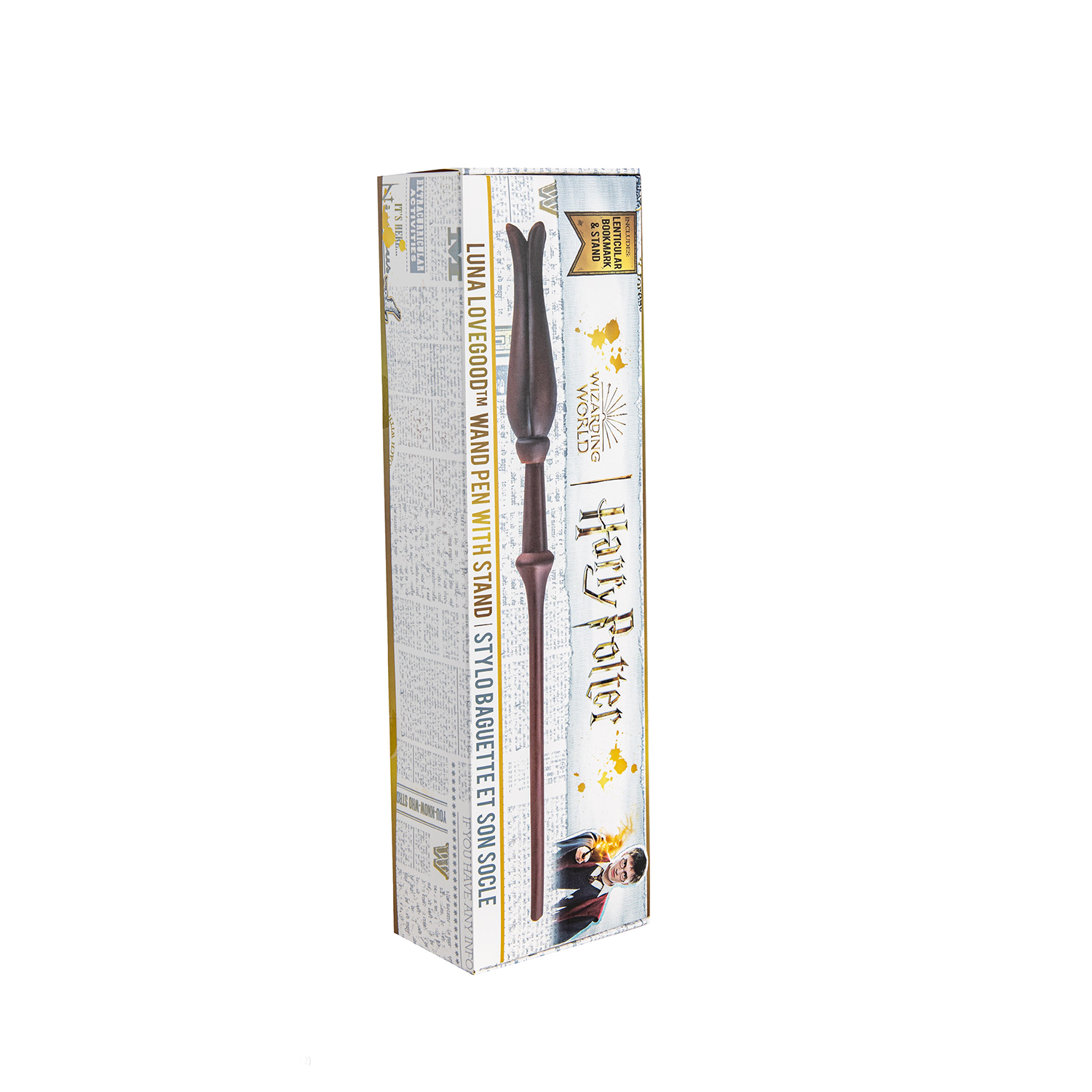 Ручка Harry Potter в виде палочки Полумны Лавгуд 25 см с подставкой и закладкой - фото 7