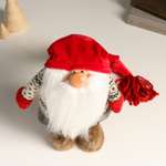 Кукла интерьерная Зимнее волшебство «Дедушка Мороз в длинном колпаке с кисточкой» 24 5 см