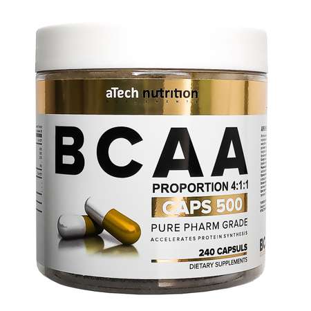 БЦАА 4-1-1 aTech nutrition 240капсул