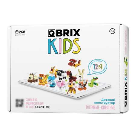 Конструктор Kids QBRIX Тотемные животные 30023