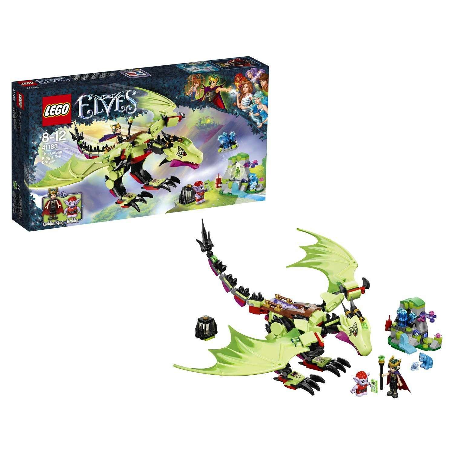 Конструктор LEGO Elves Дракон Короля Гоблинов (41183) - фото 1