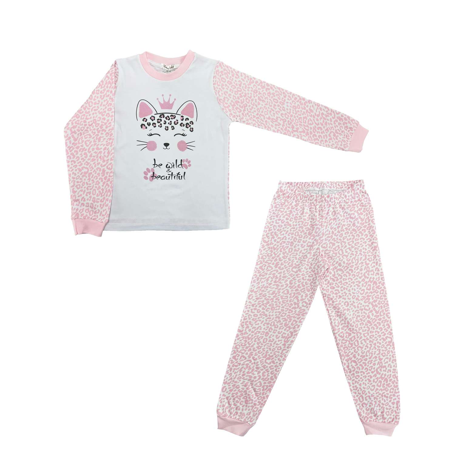 Пижама Linas baby 1292-11-Белый-розовый - фото 4