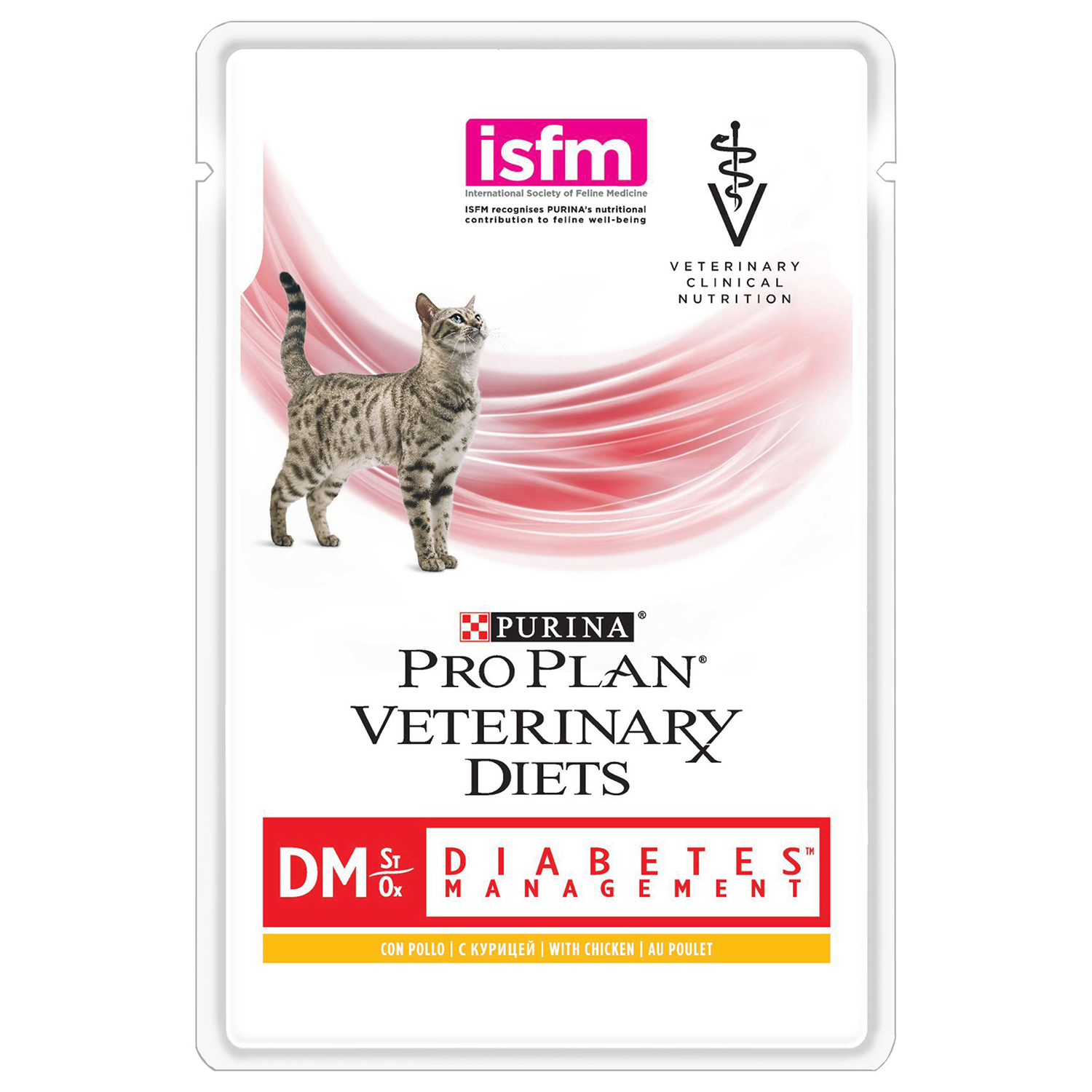 Влажный корм для кошек Purina Pro Plan Veterinary diets 0.085 кг курица (при диабете, лечебный) - фото 1