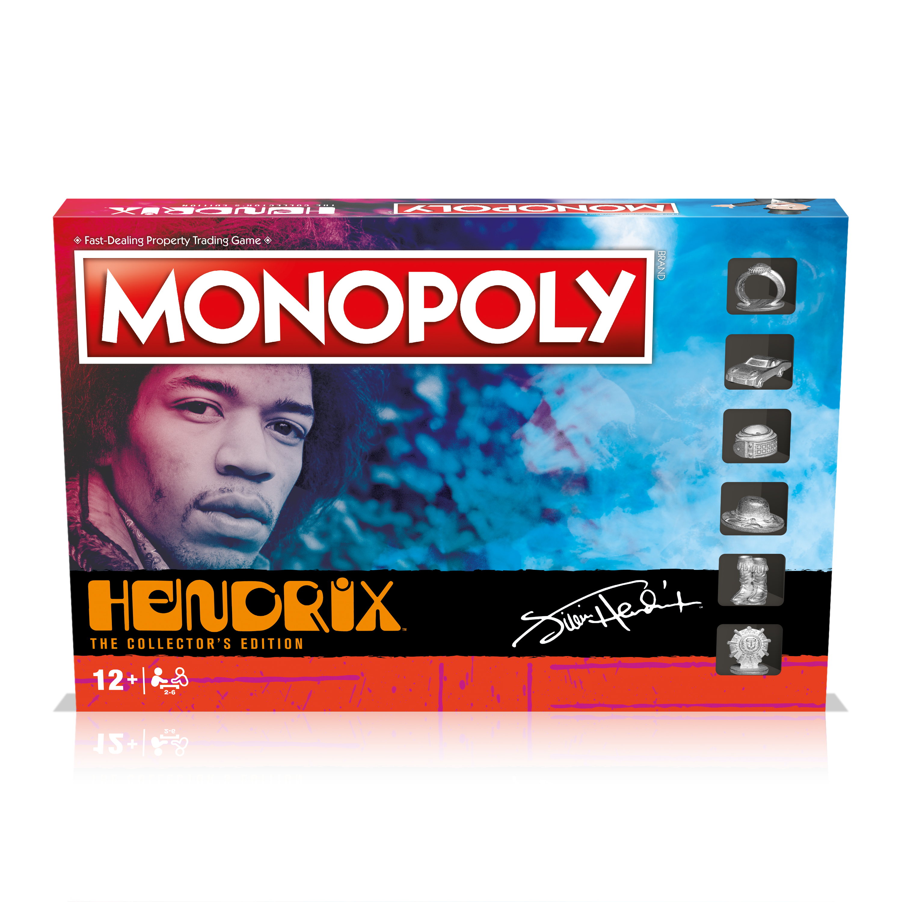 Настольная игра Winning Moves Монополия Jimi Hendrix Джими Хэндрикс на английском языке - фото 1