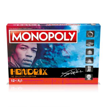 Настольная игра Winning Moves Монополия Jimi Hendrix Джими Хэндрикс на английском языке