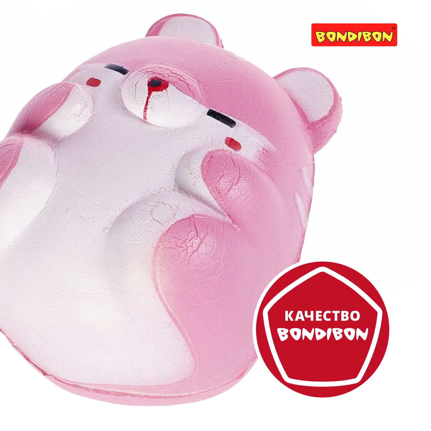 Игрушка антистресс Bondibon Хомячок ароматный сквиш - фото 8