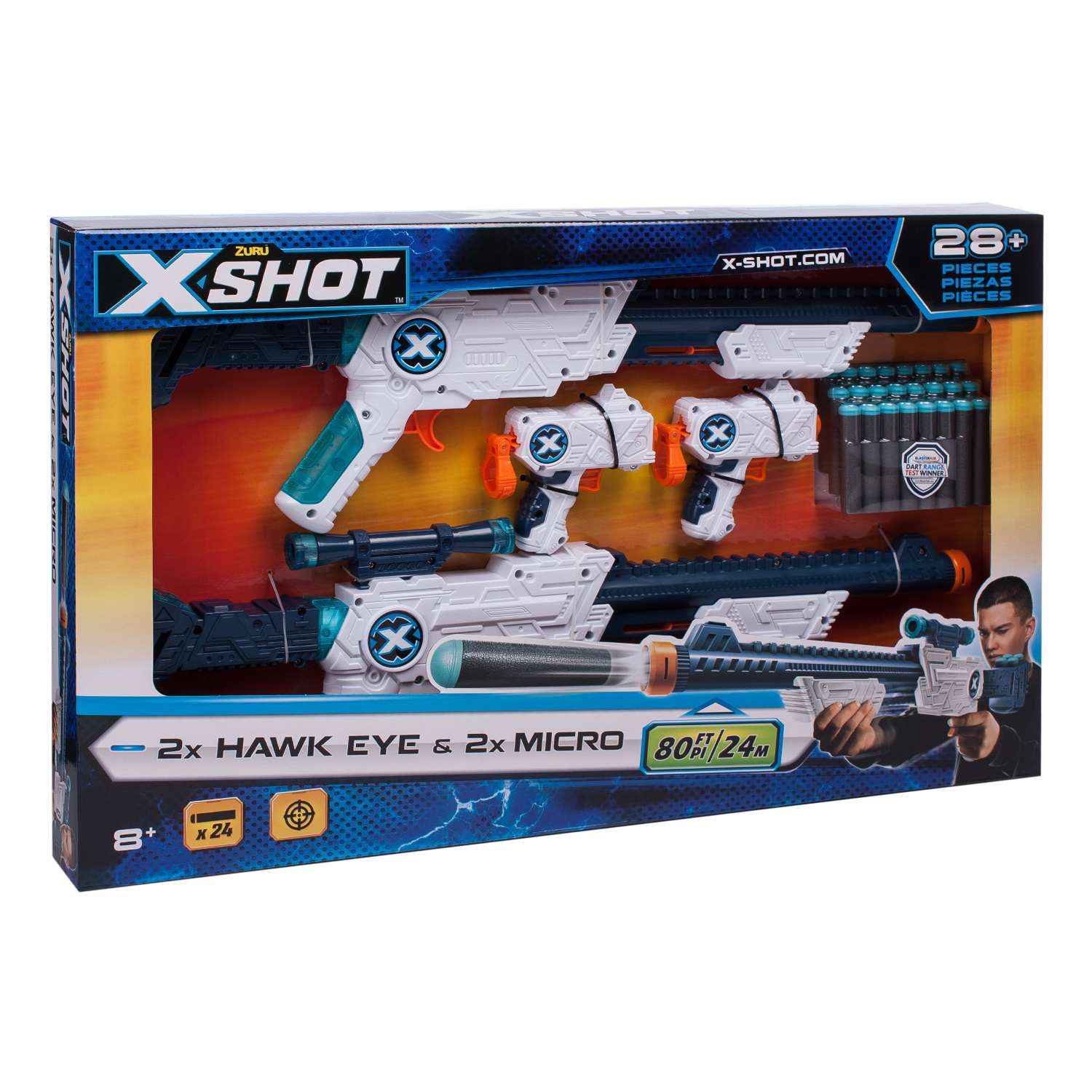 Набор для стрельбы X-SHOT  Двойная перезагрузка 3643 - фото 2