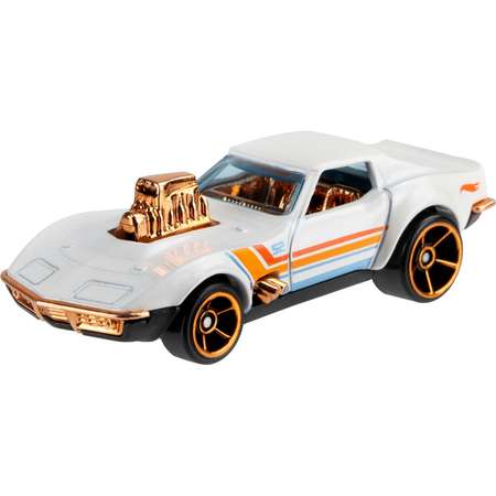 Машинка Hot Wheels Перламутр и хром 68 Корветт Гас Манки Гараж премиальная GJW52