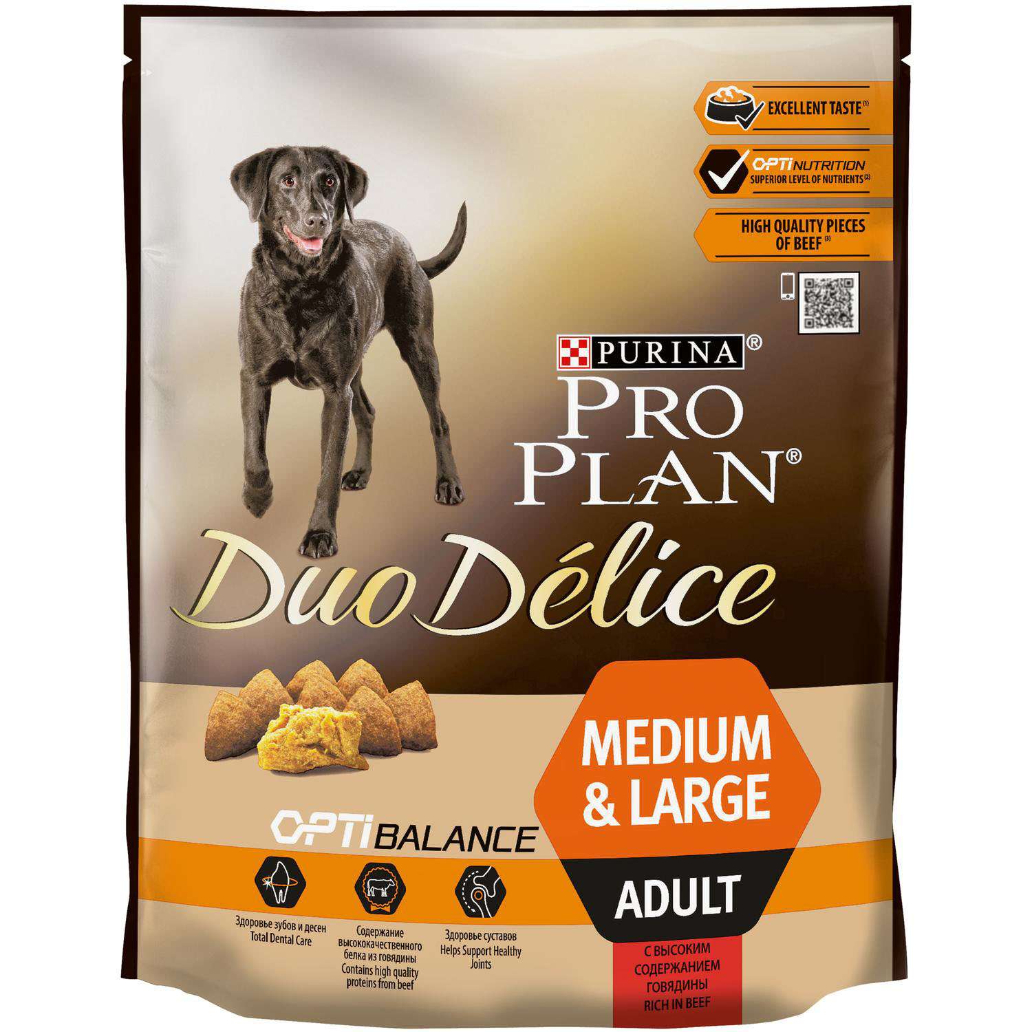 Корм для собак PRO PLAN Duo delice говядина с рисом 700г - фото 2