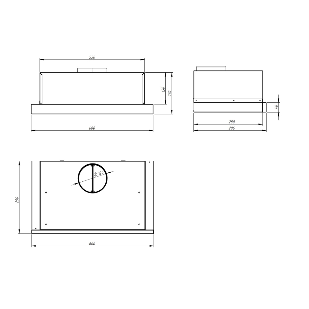 Кухонная вытяжка AKPO WK-7 Light eco twin glass II 60 см. черный - фото 3