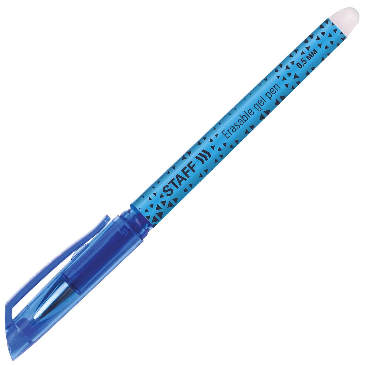 Ручки гелевые Staff синие пиши стирай 12 штук - фото 5