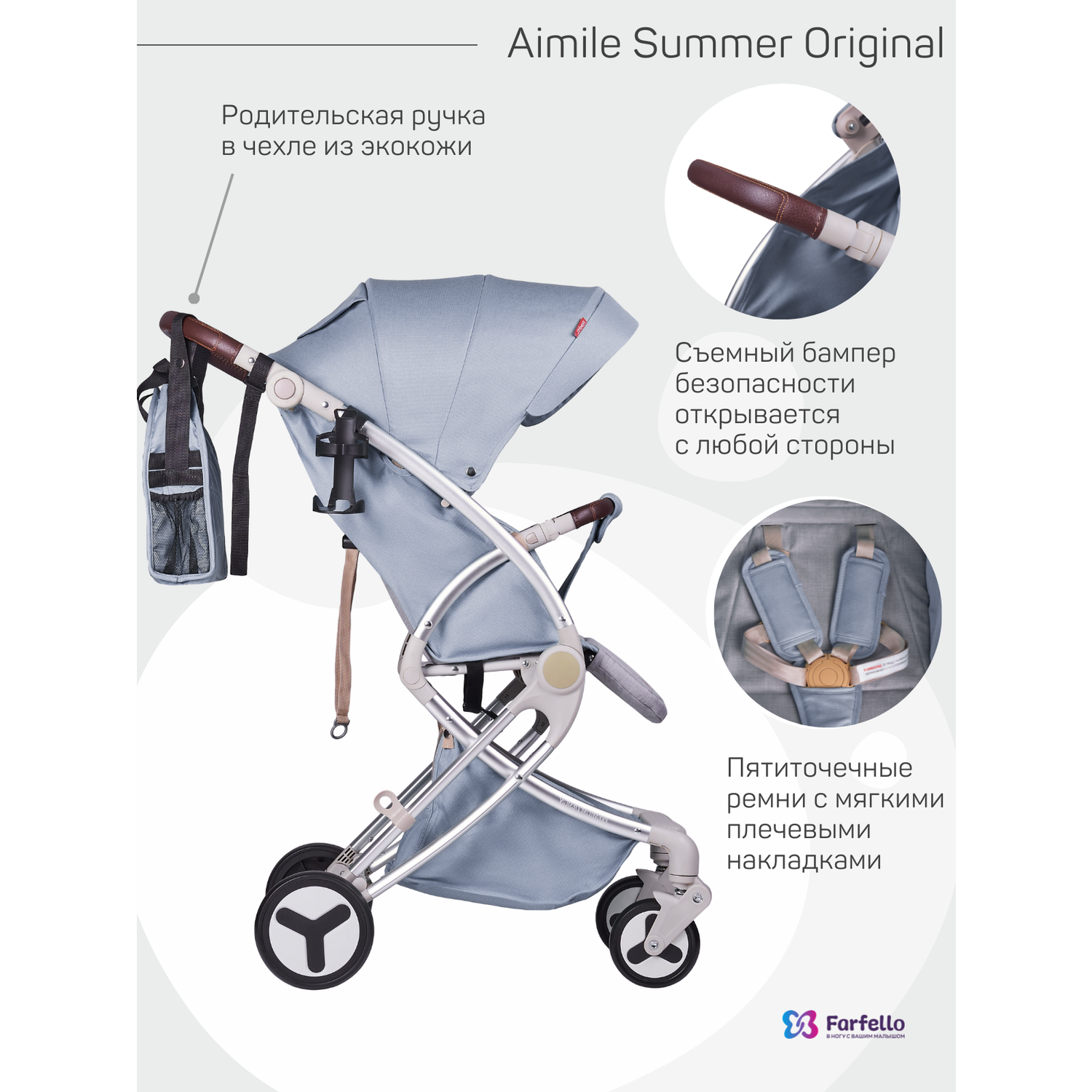 Aimile original коляска. Летняя коляска прогулочная Aimile Summer Original. Коляска Farfello Aimile мятный цвет описание. Farfello Aimile инструкция. Как сложить коляску Aimile Summer Gold прогулочная.