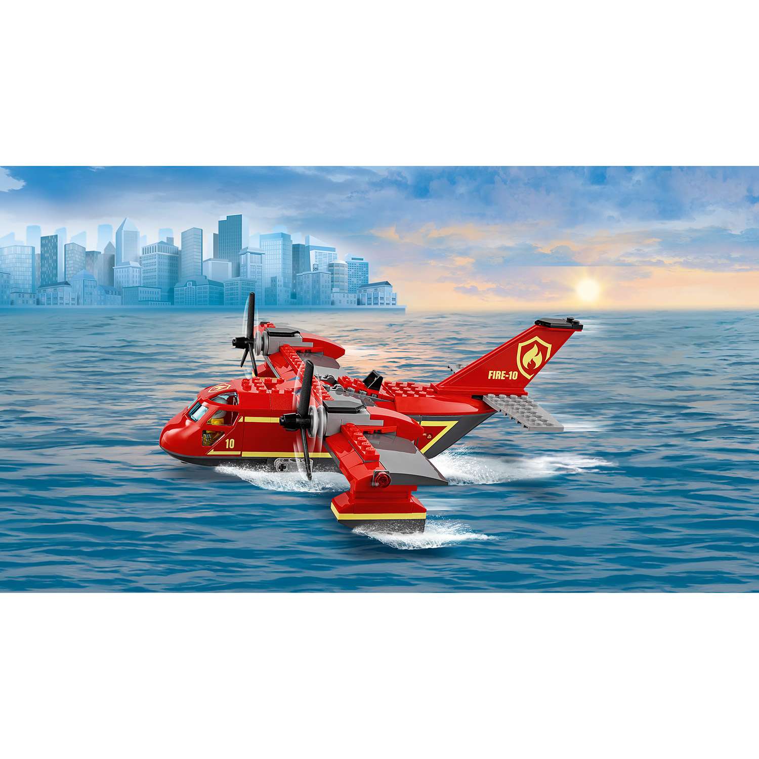 Конструктор LEGO City Fire Пожарный самолет 60217 - фото 9