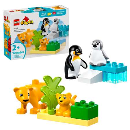 Конструктор детский LEGO Duplo Семейства диких животных