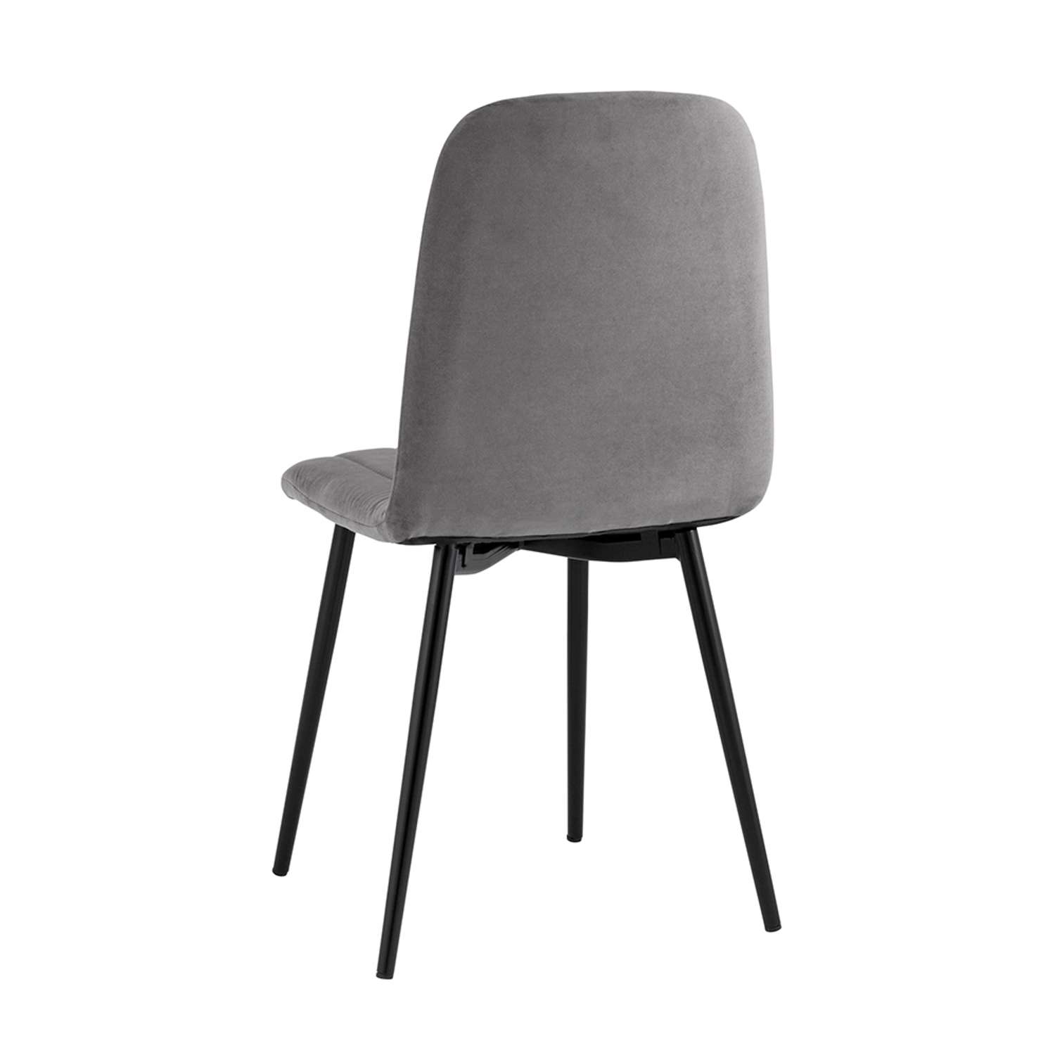 Комплект стульев Фабрикант 4 шт Easy велюр тёмно-серый - фото 7