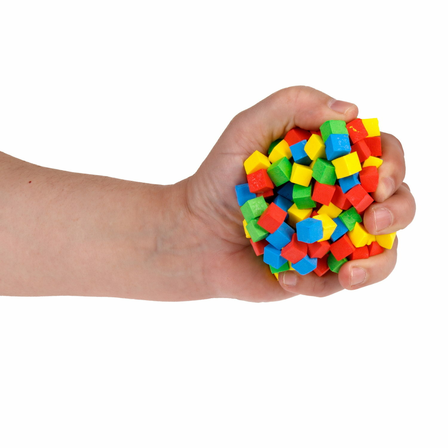 Конструктор пластилин 1TOY Gummy blocks антистресс с разноцветными кубиками - фото 5
