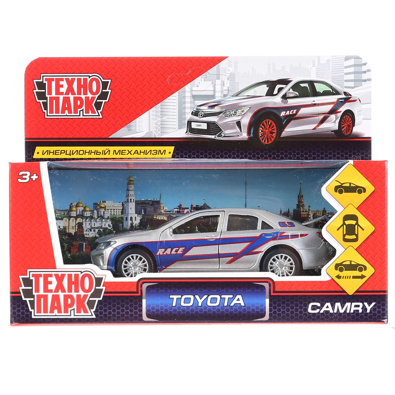 Машина Технопарк Toyota Camry Спорт инерционная 259956 259956 - фото 2