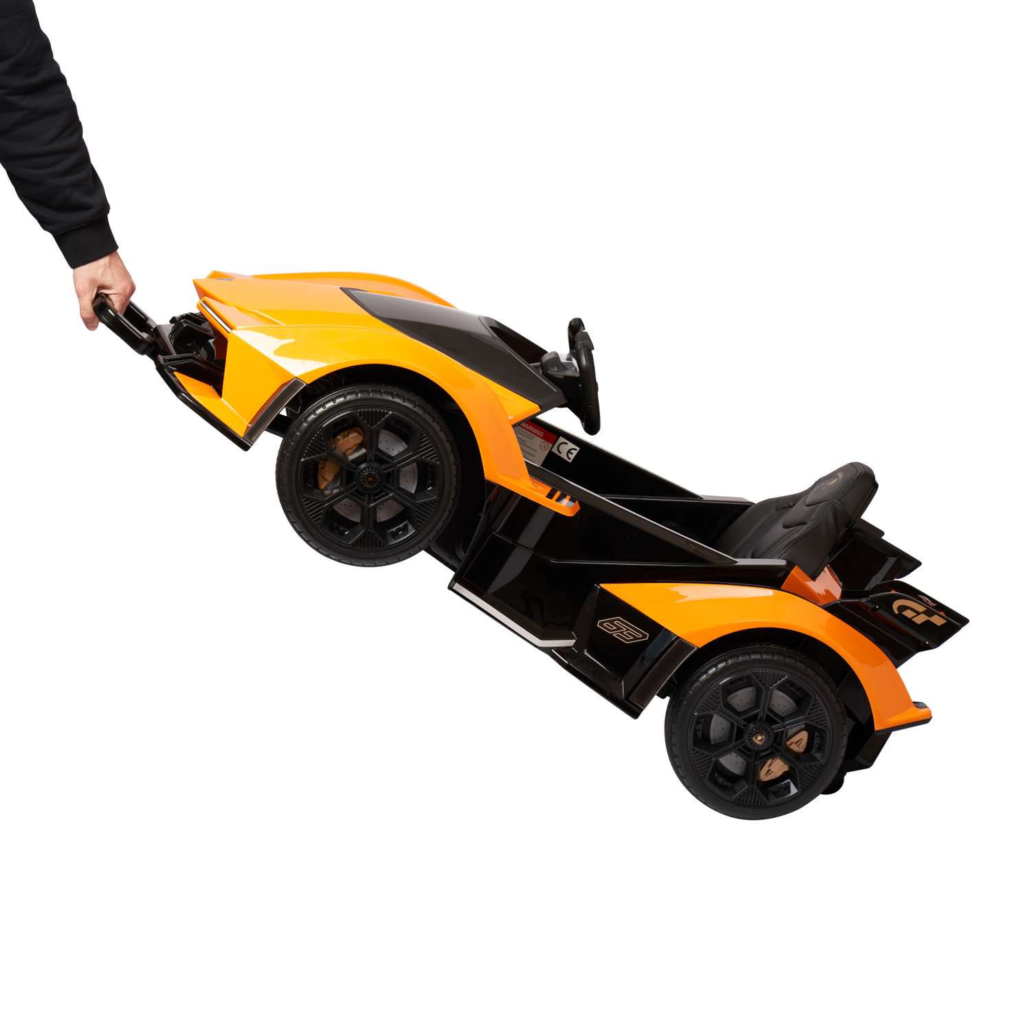 Электромобиль TOYLAND Автомобиль Lamborghini HL528 оранжевый - фото 6
