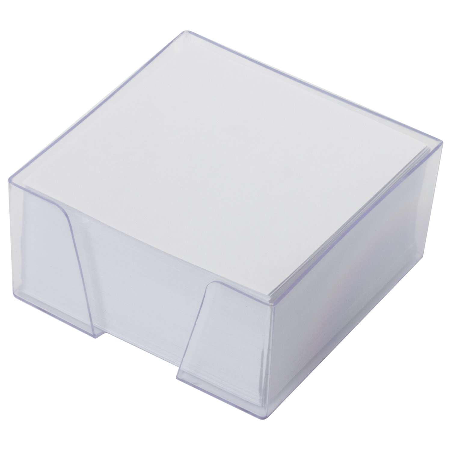 Блок бумажный Brauberg для записей и заметок в подставке куб 9х9х5 см белый - фото 2