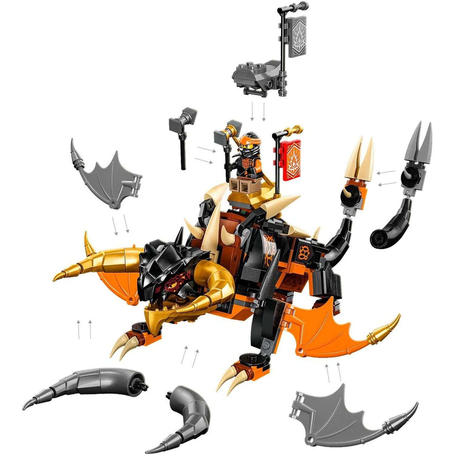 Конструктор LEGO Земляной дракон Коула Ниндзяго 71782 - фото 4